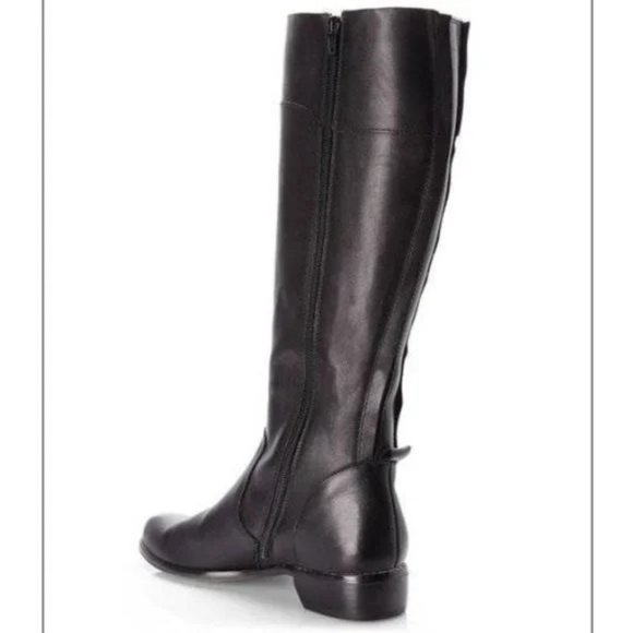 🆕 CORSO COMO Stirrup Knee High Riding Boots Black 6.5 - Picture 2 of 7